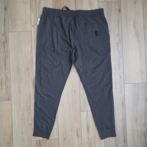 SAXX 3Six Five Lounge Sweatpant Black Heather(Dark Gray) Pants Men Sz XL NWT - Picture 5 of 12